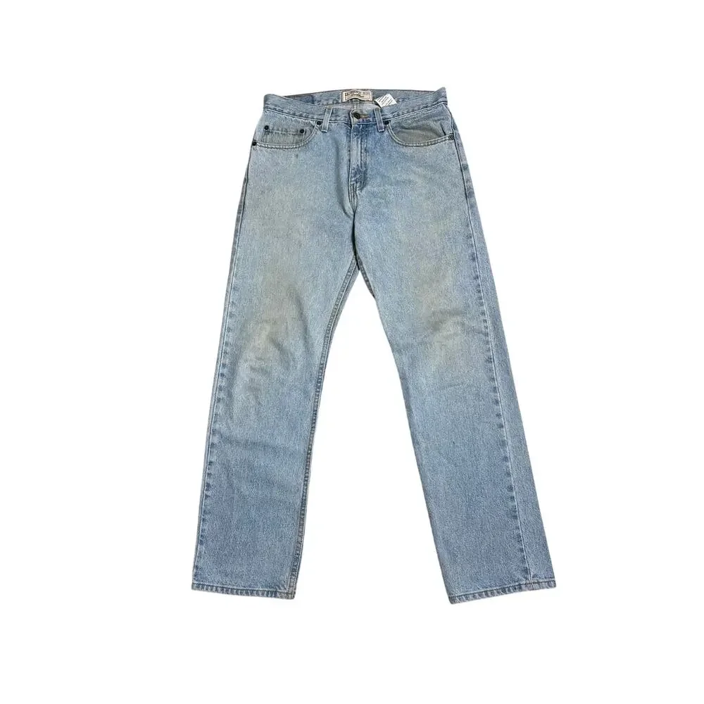 Signature Levi Strauss Jeans Light Wash Straight Leg Y2K 32x32